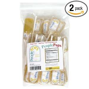 People Pops Lickin Lemon, 24 Count Packages (Pack of 2 )  