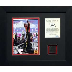  Martin Truex Jr. Framed 6x8 Photograph with Race Used Tire 
