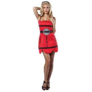 Lets Party By Rasta Imposta Shes Dynamite Adult Costume / Red   Size 