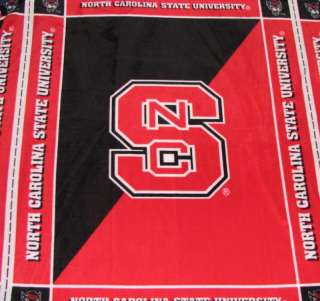 North Carolina State University Fleece Fabric Panel  
