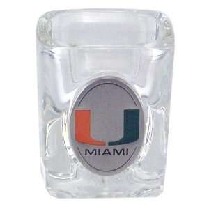    Miami Hurricanes 2 Ounce Square Shot Glass