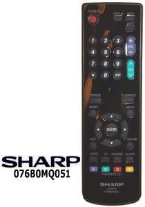 New Sharp LCD TV Remote 076B0MQ051 sub4 076B0MQ010 LC 26SB27 LC 26SB14 