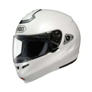 Shoei Multitec Modular Metallic Full Face Helmet Medium  White