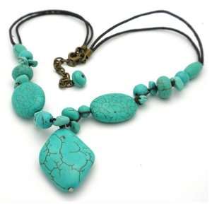  Turquoise Statement Necklace 