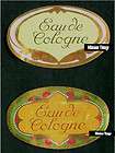French Antique Perfume Soap Labels Two (2) Eau De Colo