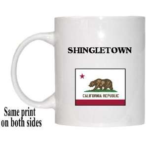    US State Flag   SHINGLETOWN, California (CA) Mug 