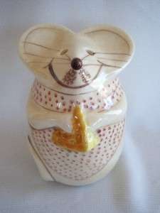 Vintage N S Gustin Mouse Cheese Shaker Dispenser  