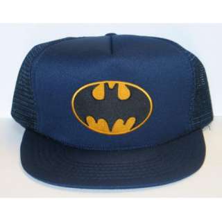 Batman Comic Book Bat Chest Logo Patch Baseball Hat  