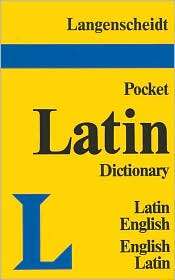 Langenscheidts Pocket Latin Dictionary Latin English English Latin 