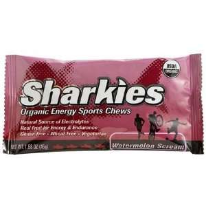  Sharkies Organic Sports Chews, Watermelon Scream, 12 pk 