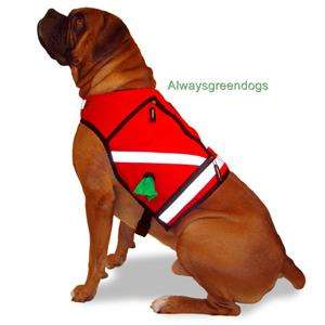 Reflective Dog Safety Vest, Service Dog Suitable, Bag Dispenser, 75 95 