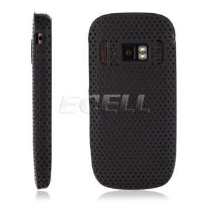     BLACK PERFORATED MESH BACK CASE COVER FOR NOKIA C7 Electronics