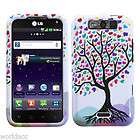 LG Connect 4G MS840 Metro PCS Hard Case Snap On White Phone Cover Love 