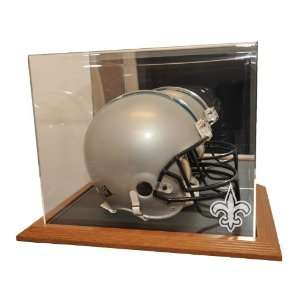  New Orleans Saints Natural Color Framed Base Helmet 