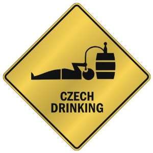   DRINKING  CROSSING SIGN COUNTRY CZECH REPUBLIC: Home Improvement