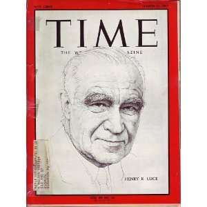    TIME Magazine Henry R. Luce (Cover   3/10/67) 