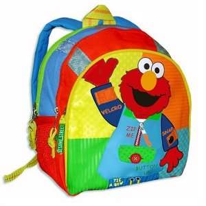   Sesame Street Elmo Dress Me 12 inch Toddler Backpack: Toys & Games