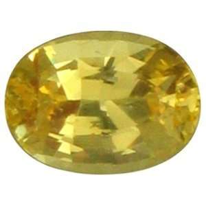  1.02 Carat Loose Yellow Sapphire Oval Cut Jewelry