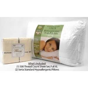   Serta Pillow Sleep Solution Savings Package, Full XL