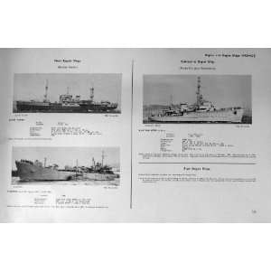    1953 54 Battle Ships Octant Setoise Sentinelle Zede