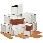 50) 6 x 4 x 3 White Corrugated Shipping Mailer Packing Boxes 6x4x3