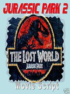 Dinosaur Action JURASSIC PARK 2 Movie Script   WoW  