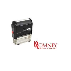  2012 Election Rubber Stamp   ROMNEY BELIEVE IN AMERICA 