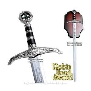  48 Medieval Crusader Knight Robin Hood Sword w/ Plaque 