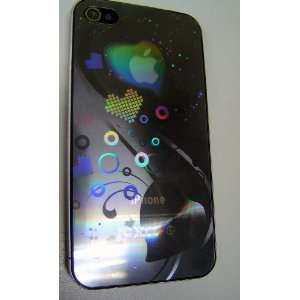 Poetic (TM) 3D Holographic Laser Film The Power Of Love for iPhone 4 