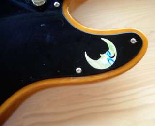 Crescent Moon (WS) Inlay Sticker Decal Guitar Bass  