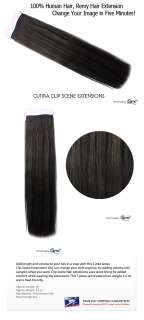 CUTIRA CLIP SCENE EXTENSIONS #3 (AAA REMY HAIR EXTENSION)  