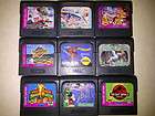 Lot of 9 Game Gear Games Lost World Jurassic Park, Dra
