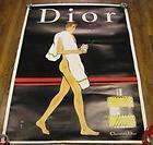 vintage christian dior eau sauvage advertising poster returns not 