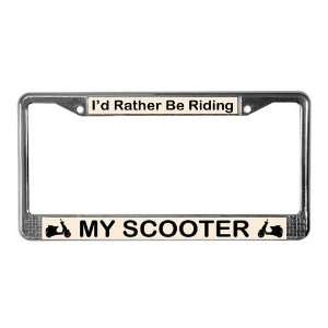  My Scooter Scooter License Plate Frame by  