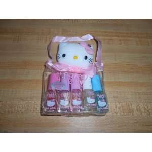  Hello Kitty 5 Nail Polish Gift Set: Health & Personal Care
