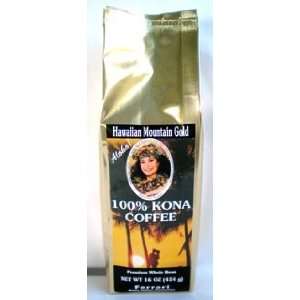 100% Kona Coffee (Whole Bean) 1 lb.  Grocery & Gourmet 