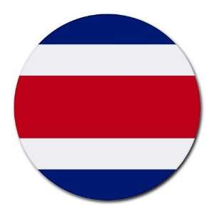  Costa Rica Flag Round Mouse Pad