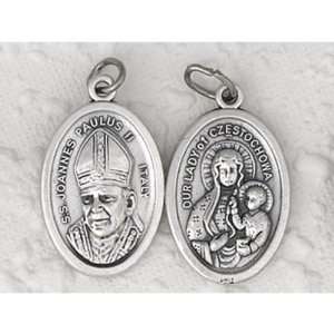  25 Pope John Paul II/Czestochowa Medals