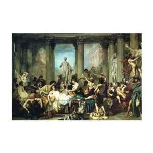   Romans Of The Decadence   Artist Thomas Couture   Poster Size 26 X