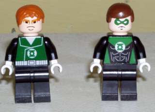 Superhero custom Green Lantern Lego minifigs Hal Jordan & Guy Gardner 