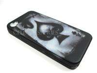FOR AT&T IPHONE 4 4G ACE SPADE SKULL HARD COVER CASE  