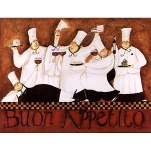 Buon Appetito Poster by Jennifer Garant (16.00 x 12.00 