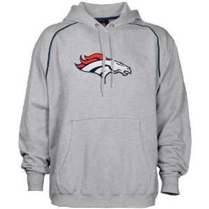  Denver Broncos Ash Classic Pullover Hoody Sweatshirt 