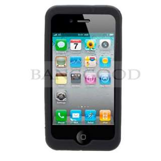 1X Soft Gel Silicone Skin Case Cover For iPhone 4 4S CDMA 4G Multi 