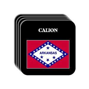 US State Flag   CALION, Arkansas (AR) Set of 4 Mini Mousepad Coasters