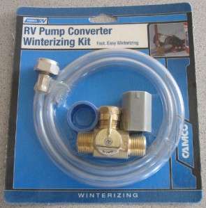 NEW CAMCO RV Pump Coverter Winterizing Kit EASY INSTALL  