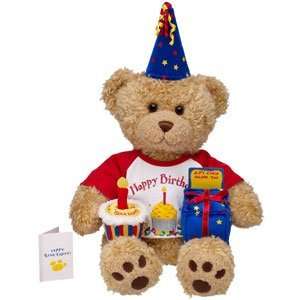 Sendbirthday Cake on Build A Bear Workshop Happy Birthday Curly Teddy  Red