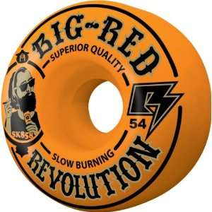  Revolution Big Red 54mm Orange Skate Wheels Sports 