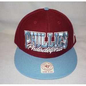 Philadelphia Phillies 47 Brand Retro Snapback Hat NEW  