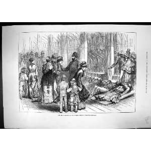  1878 Great Disaster River Thames Dead Bodies Scene 